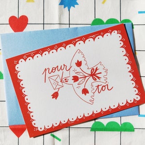 Carte Postale "Pour Toi" (+enveloppe)
