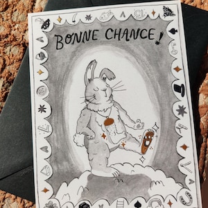 Maxi Carte Postale Bonne chance (+enveloppe)