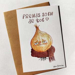 Carte Postale "Prends soin de toi" (+enveloppe)