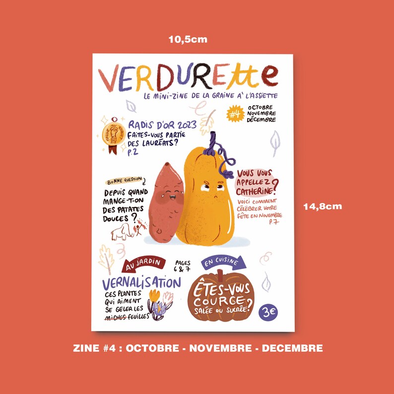 Mini Zine Verdurette 4 October-November-December image 2