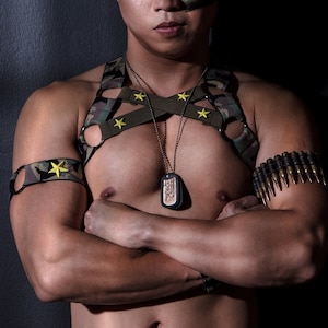 AJ MilitaryXCamouu - Circuit Party Harness