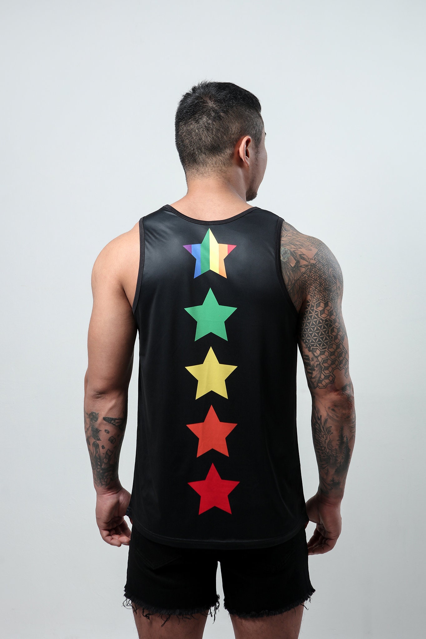 Men's Tank Top gay Lovers in S M XL 2XL, in Black White or Blue 