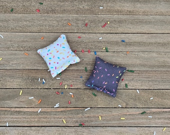 Sprinkles Mini Catnip Pillow | Cat Toy | Organic Catnip | Handmade Cat Toy | Birthday Cat Toy | Gift For Cat | Fabric Cat Toy