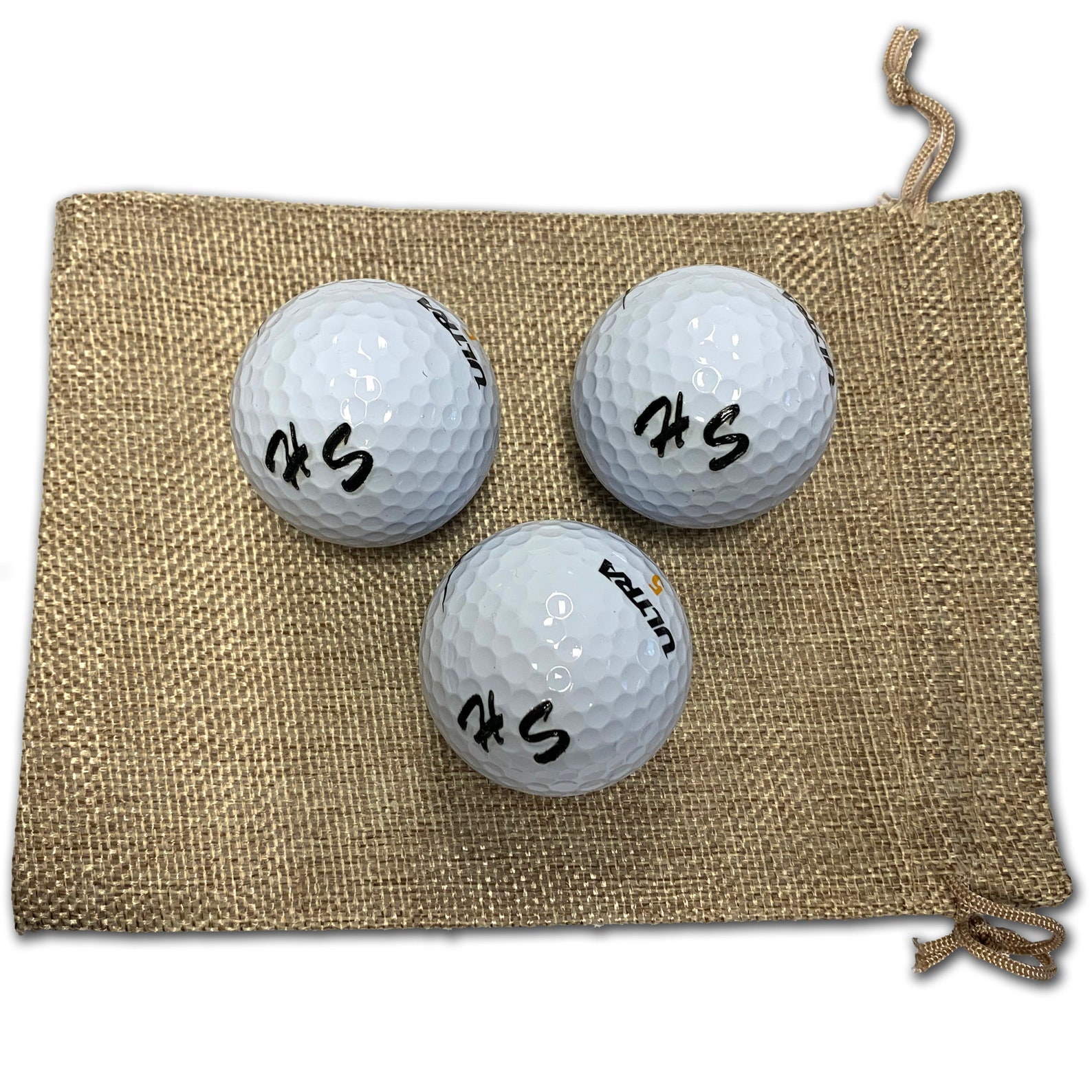 Golf Ball With Engraving Initials for Golfers Laser Engraving Etsy