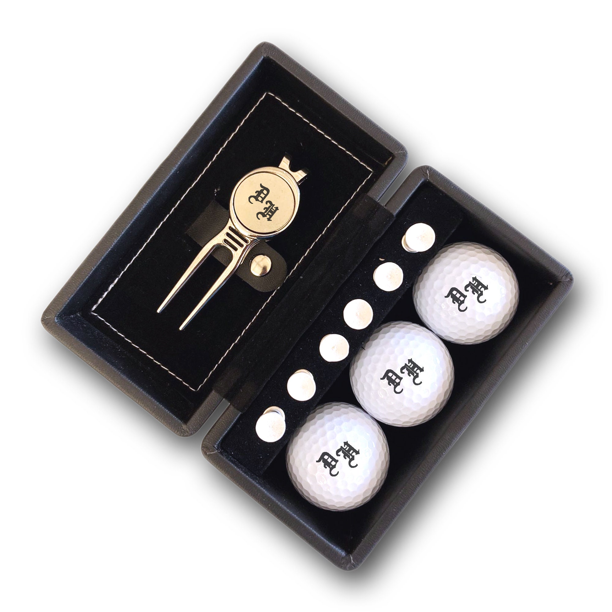 Golf Ball Set With Engraving Initials Personalized 3 Wilson Golf