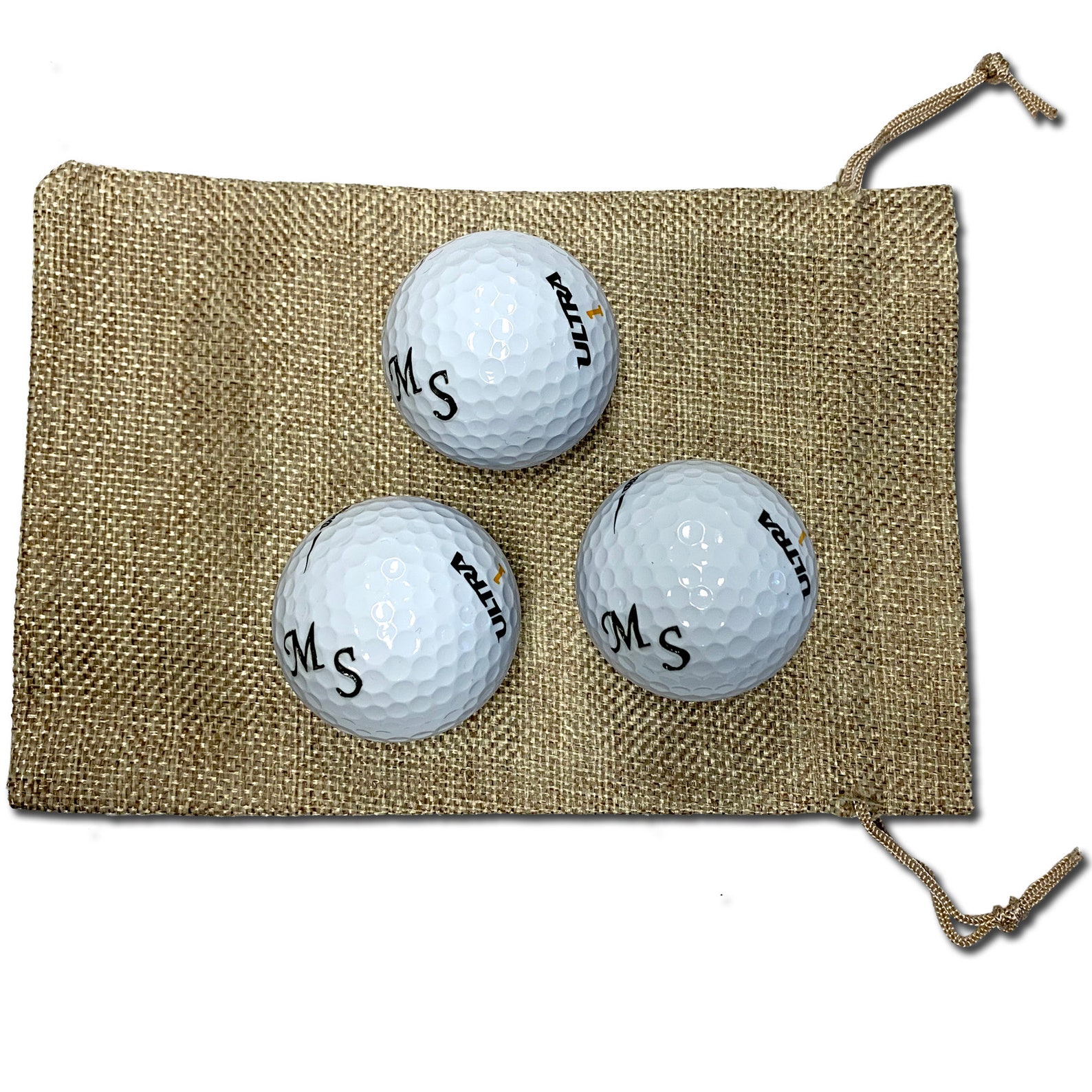 Golf Ball With Engraving Initials for Golfers Laser Engraving Etsy Australia