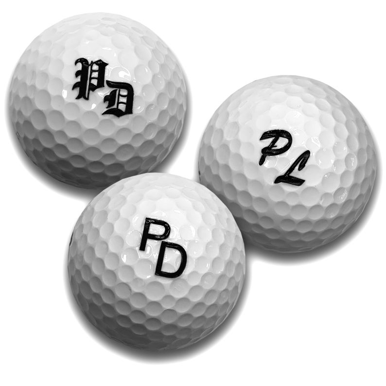 Golf Ball With Engraving Initials for Golfers Laser Engraving Etsy