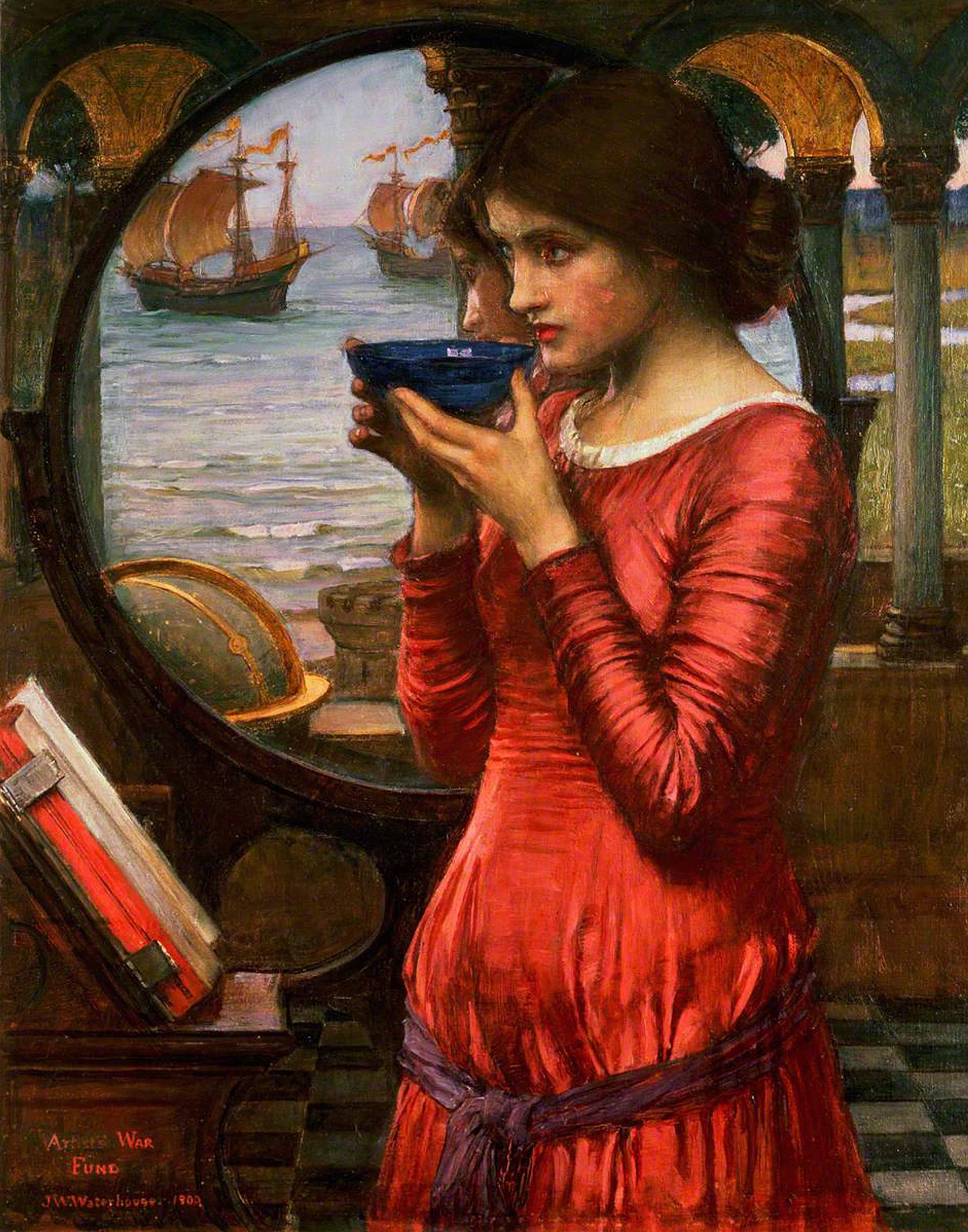 John William Waterhouse 'destiny' Art Print: Magic Potion, Pre