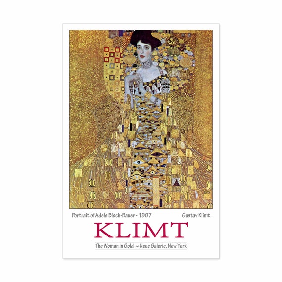 Gustav Klimt Woman in Gold Print: Famous Art Reproduction - Etsy Israel Gustav Klimt Woman in Gold Print: Famous Art Reproduction - Etsy Israel