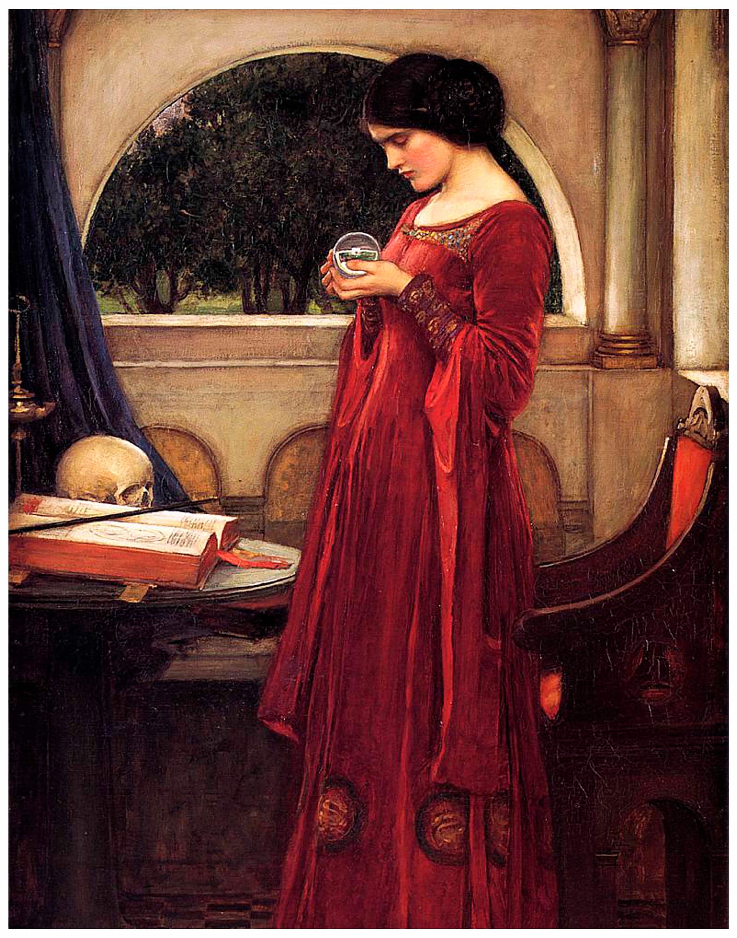 John William Waterhouse Art Print: 'the Sorceress' Renaissance Decor - Etsy, image size:2357x3000