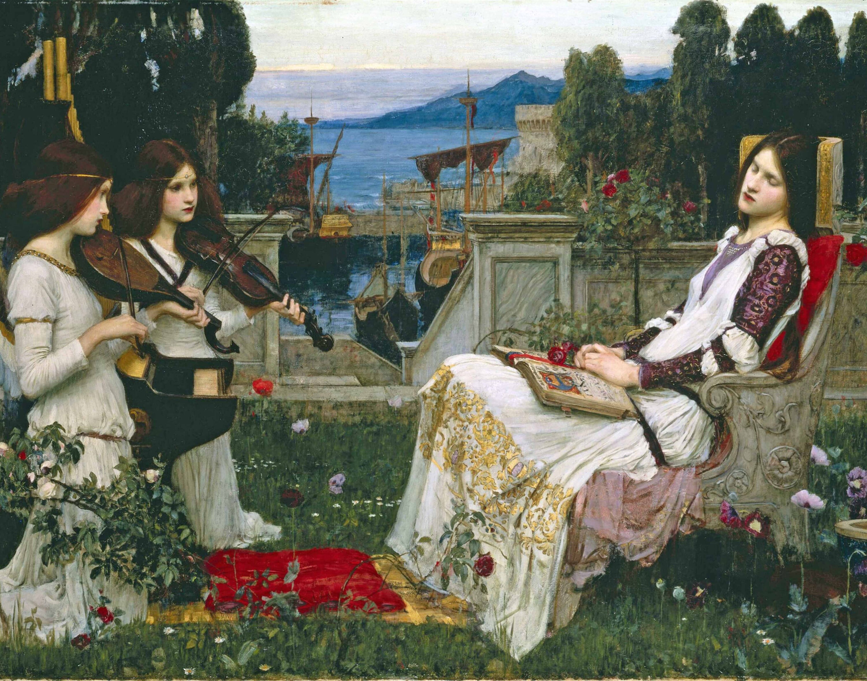 Saint Cecilia Art Print: John William Waterhouse Pre-raphaelite
