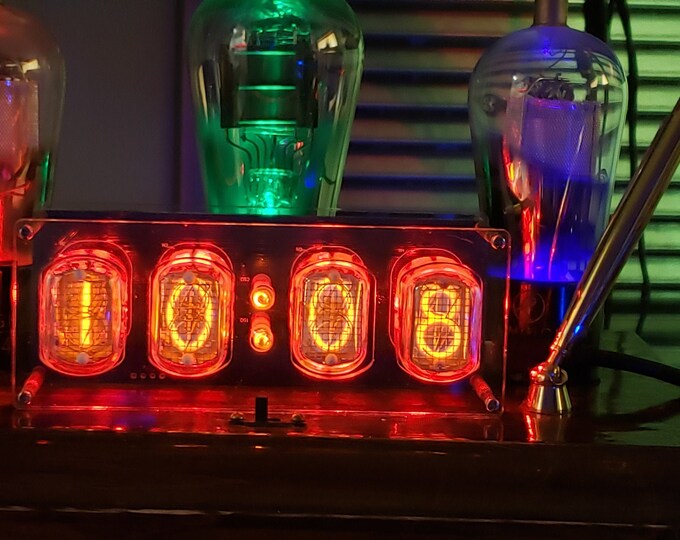 Nixie Tube Clock IN12 Fully Assembled Tubes Included Etsy