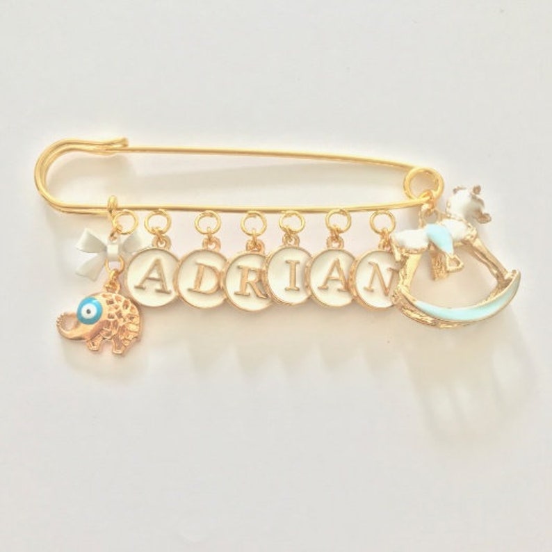 Baby Brooch Baby boy Lapel pin Baby shower gift personalized Gift Stroller pin to Give birth Baby Girl Brooch