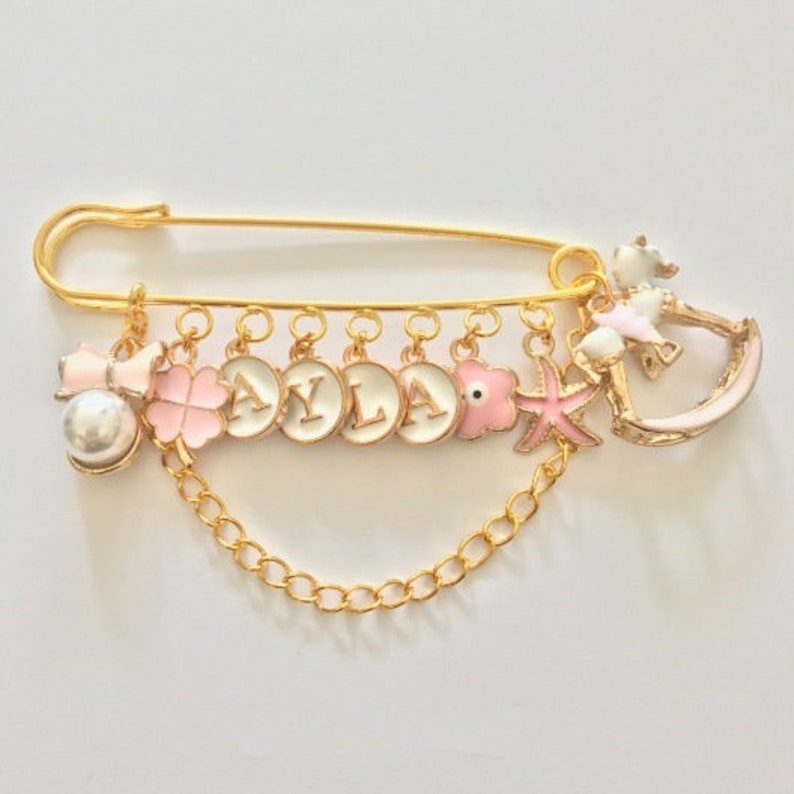Baby Brooch Baby boy Lapel pin Baby shower gift personalized Gift Stroller pin to Give birth Baby Girl Brooch
