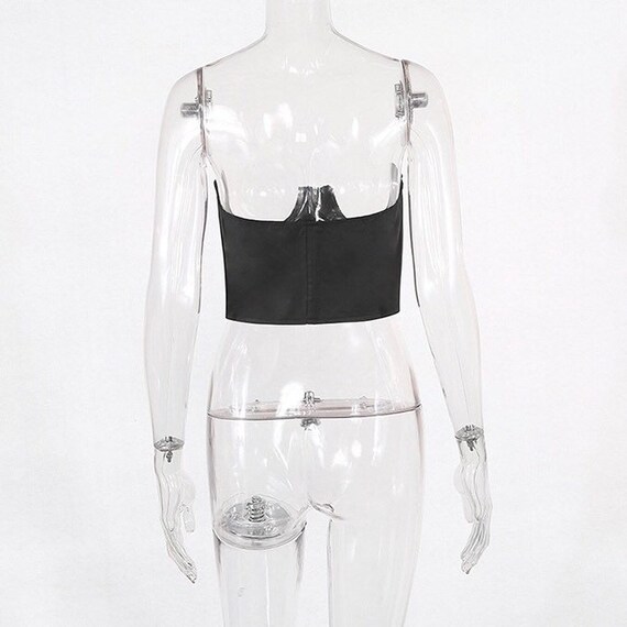 Ribbed corset underbust waist belt Clearance