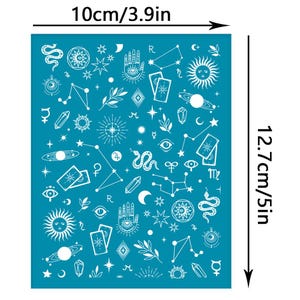 Silkscreen for Clay, Reusable Polymer Clay Silk Screen Stencil, Clay Texture Screen, DIY Craft Jewelry Making, Polymer Clay Jewelry Supplies
