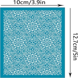 Silkscreen for Clay, Reusable Polymer Clay Silk Screen Stencil, Clay Texture Screen, DIY Craft Jewelry Making, Polymer Clay Jewelry Supplies