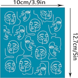 Silkscreen for Clay, Reusable Polymer Clay Silk Screen Stencil, Clay Texture Screen, DIY Craft Jewelry Making, Polymer Clay Jewelry Supplies