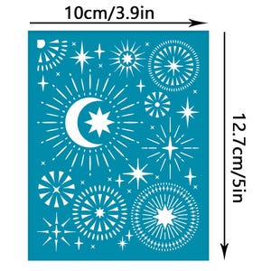 Silkscreen for Clay, Reusable Polymer Clay Silk Screen Stencil, Clay Texture Screen, DIY Craft Jewelry Making, Polymer Clay Jewelry Supplies