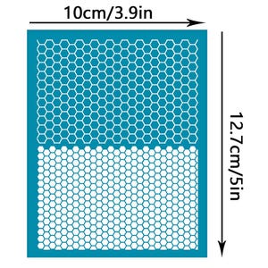 Silkscreen for Clay, Reusable Polymer Clay Silk Screen Stencil, Clay Texture Screen, DIY Craft Jewelry Making, Polymer Clay Jewelry Supplies