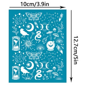 Silkscreen for Clay, Reusable Polymer Clay Silk Screen Stencil, Clay Texture Screen, DIY Craft Jewelry Making, Polymer Clay Jewelry Supplies
