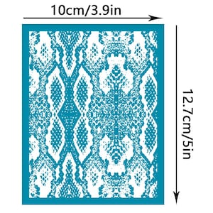 Silkscreen for Clay, Reusable Polymer Clay Silk Screen Stencil, Clay Texture Screen, DIY Craft Jewelry Making, Polymer Clay Jewelry Supplies