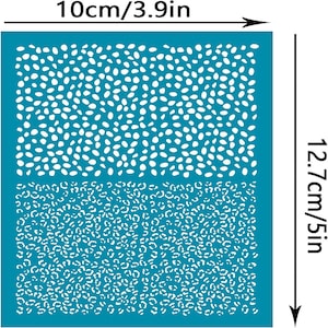 Silkscreen for Clay, Reusable Polymer Clay Silk Screen Stencil, Clay Texture Screen, DIY Craft Jewelry Making, Polymer Clay Jewelry Supplies