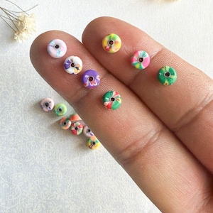 50 Handmade Polymer Clay Beads: Colorful DIY Jewelry Making (6.5 mm)