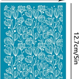 Silkscreen for Clay, Reusable Polymer Clay Silk Screen Stencil, Clay Texture Screen, DIY Craft Jewelry Making, Polymer Clay Jewelry Supplies