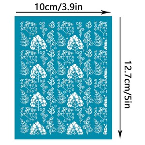 Silkscreen for Clay, Reusable Polymer Clay Silk Screen Stencil, Clay Texture Screen, DIY Craft Jewelry Making, Polymer Clay Jewelry Supplies