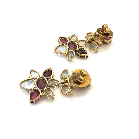 H. Stern Diane Von Furstenberg Harmony 18k Gold Ruby Diamond Gemstone Earrings Etsy Australia