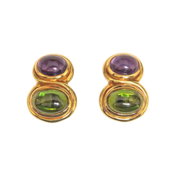 bulgari amethyst earrings