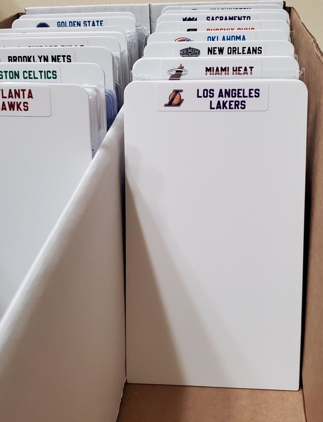 30 GRADED Sports Card Dividers With 30 FREE NBA Teams Logos Labels Etsy