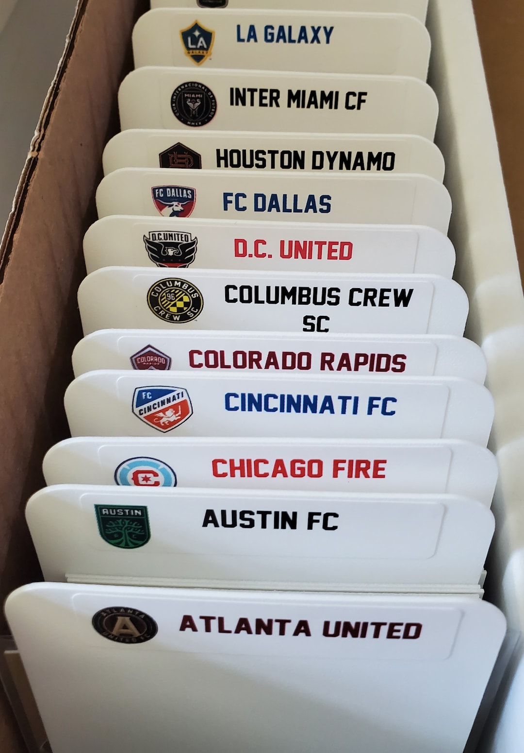 29 TALL Sports Card Dividers With 29 FREE MLS Teams Logos Etsy
