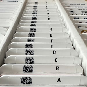 26 STANDARD Sports Card Dividers with 26 FREE NHL A-Z Labels Set