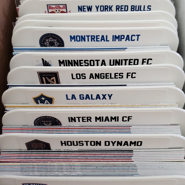 Baseball Card Dividers With Labels Etsy