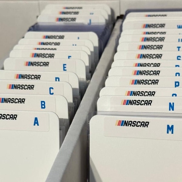 Baseball Card Dividers With Labels Etsy