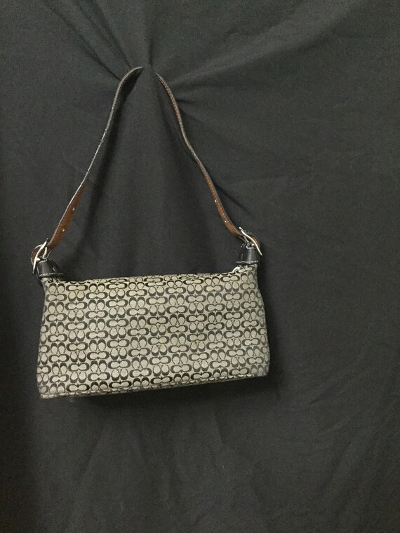black and tan coach purse