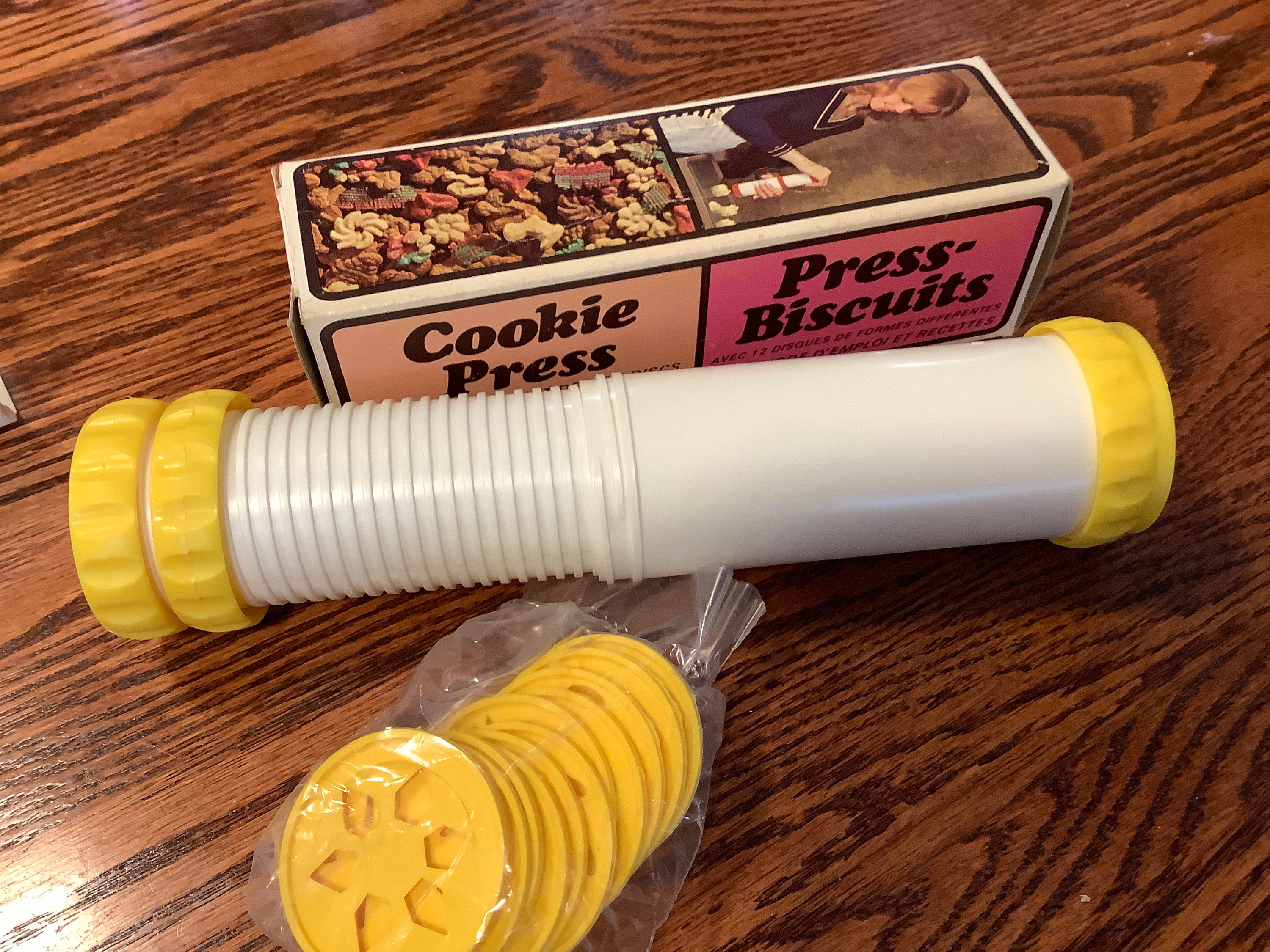 Vintage Cookie Press in Box Complete. Etsy