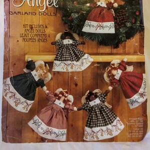Vintage Daisy Kingdom Engel Baumschmuck Puppen Urlaub Dekor Vintage Ornamente Engel Ornamente Volkskunst Ornamente americana Ornamente