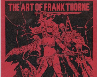 Frank Thorne Red Sonya Cartoonews BD de collection Roman graphique Dessinateur de bandes dessinées Auteurs de BD Frank Thorne BD de collection