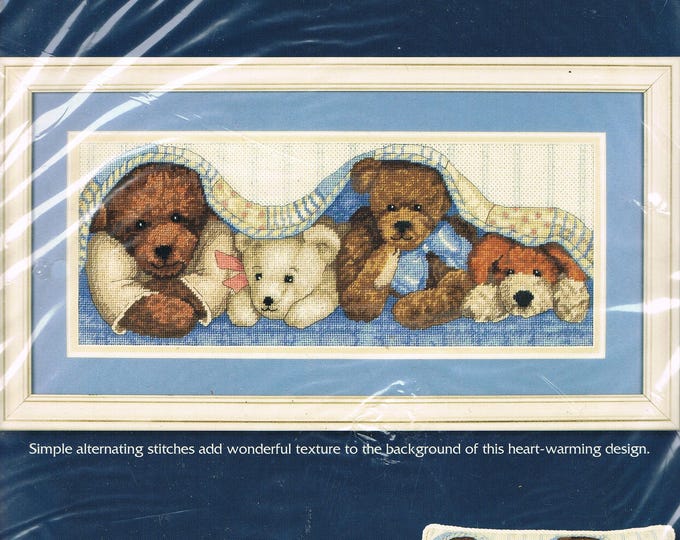 Unopened Patty Reed Designs Peek-a-boo Bears Dimensions Needlepoint Kit ...