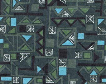 SUPER COOL Antique Vintage abstract fabric geometric quilt fabric contemporary abstract 50s fabric 40s fabric abstract fabric 60s fabric