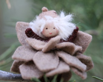Handmade Pine Cone Fairy