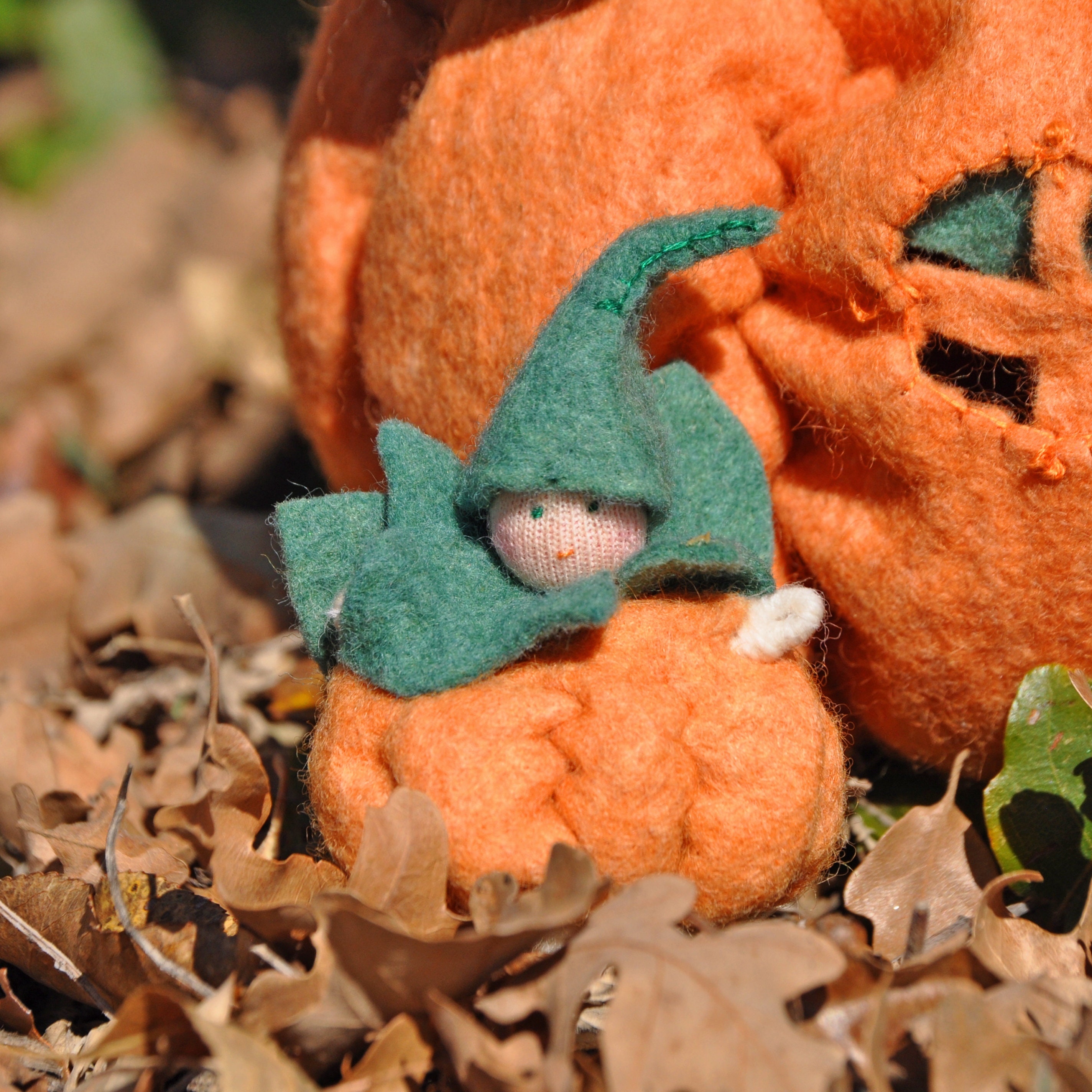Handmade Pumpkin Fairy