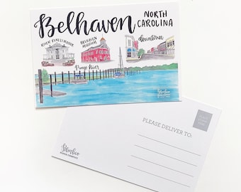 Belhaven, North Carolina Postcard