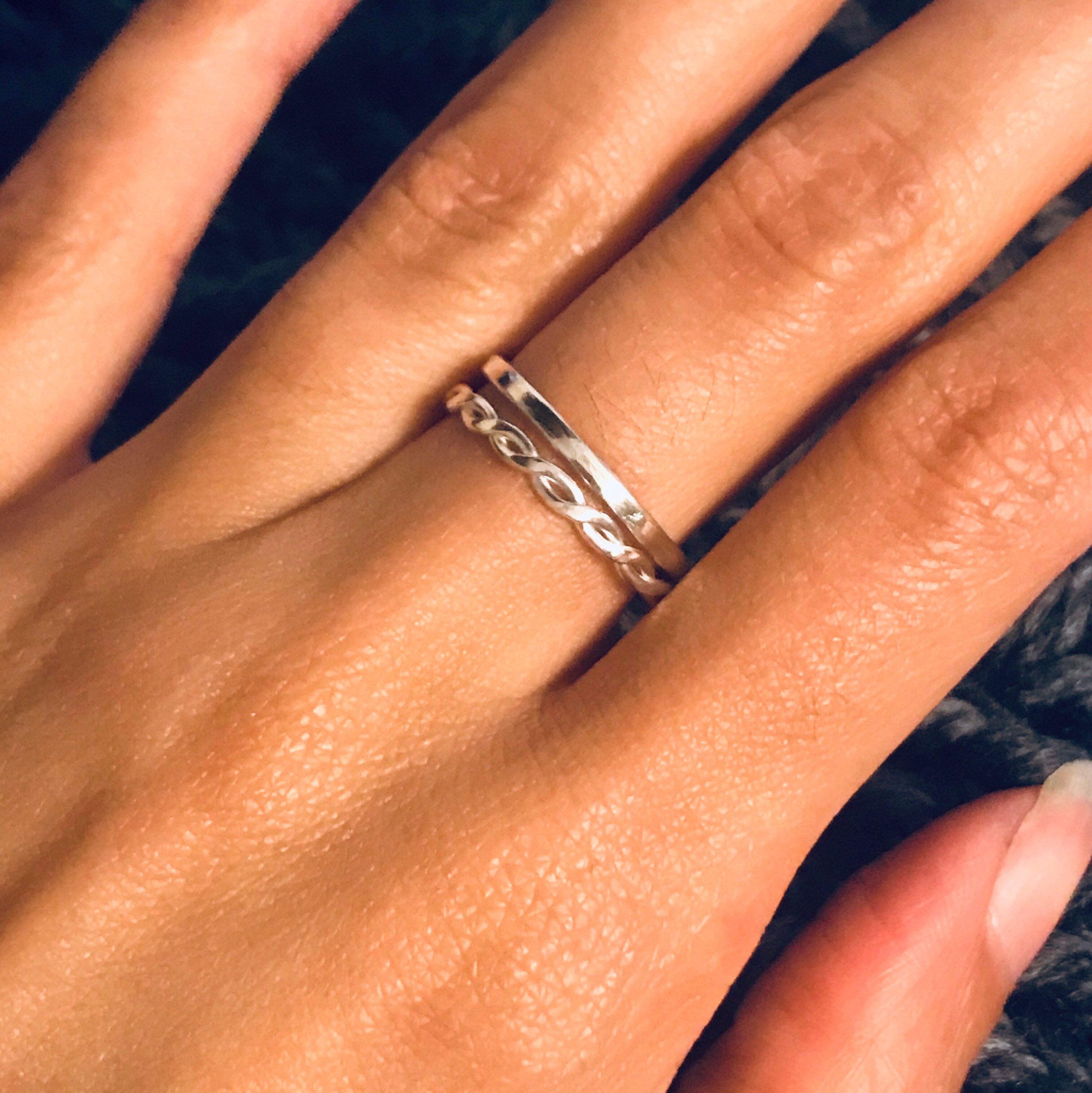 Stackable Sterling Silver Ring set | Etsy