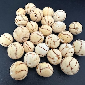Seed Beads Bombona Balls 30 Pure Bombona Balls Unpainted. Size, 2 - 2.5 cm. approx. Top Drilled. Eco, Vegan, Natural Jewelry Making Supplies