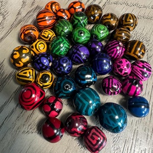 Beads for Jewelry Seed Beads 40 Multicolor Bombona Balls Set in 8 Colors Natural Jewelry Making Supplies Sustainable Jewelry Making Beading