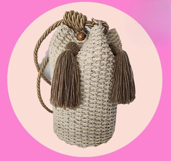 Straw Backpack Handwoven Straw Bag With Iraca Palm | Straw  display picture 2